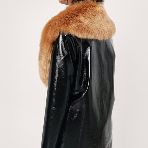 Faux Trim Fur Jacket - Picture 3 of 3